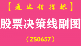 [ZS0657]股票决策线副图-通达信指标公式-含手机版