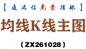 [ZX261028]均线K线主图－通达信指标源码分享