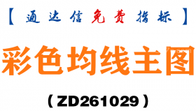 [ZD261029]彩色均线主图-通达信指标源码分享
