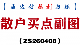 [ZS260408]散户买点副图－通达信指标源码分享