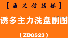 [ZD0523]诱多主力洗盘副图-通达信指标公式