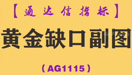 [AG1115]黄金缺口副图-通达信指标公式-突破性缺口