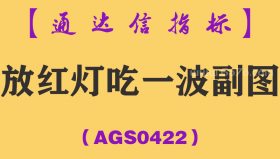 [AGS0422]放红灯吃一波副图-通达信指标公式