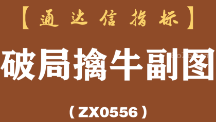 [ZX0556]破局擒牛副图-通达信指标公式