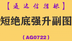 [AG0722]短绝底强升副图-通达信指标公式