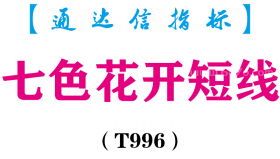 【通达信指标】七色花开短线- 主副图指标公式（T996）