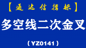 [YZ0141]多空线二次金叉副图-通达信指标公式