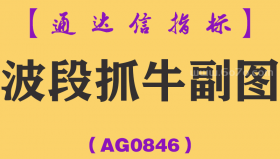 [AG0846]波段抓牛副图-通达信指标公式
