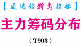 【通达信指标】主力筹码分布-副图指标公式（T903）