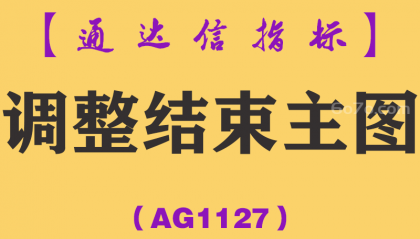 [AG1127]调整结束主图-通达信指标公式