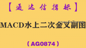 [AG0874]MACD水上二次金叉副图-通达信指标公式