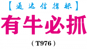 【通达信指标】有牛必抓- 副图指标公式（T976）