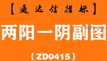 [ZD0415]两阳一阴副图-通达信指标公式