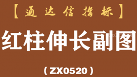 [ZX0520]红柱伸长副图-通达信指标公式