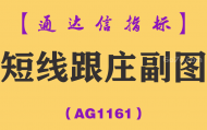 [AG1161]短线跟庄副图-通达信指标公式-波段猎牛