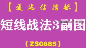 [ZS0885]短线战法3副图-通达信指标公式