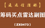 [ZX0473]筹码买点雷达副图-通达信指标公式