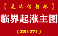 [ZS1271]临界起涨主图-通达信指标公式