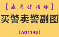 [AG1145]买警卖警副图-通达信指标公式
