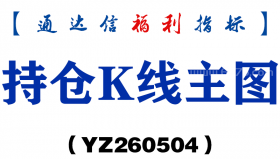[YZ260504]持仓K线主图－通达信指标源码分享