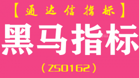 [ZS0162]黑马指标-通达信副图指标公式