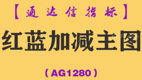 [AG1280]红蓝加减主图-通达信指标公式