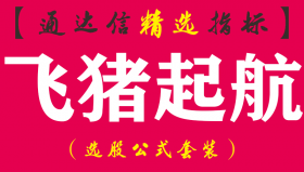 【通达信指标】飞猪起航-主副图指标公式