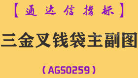 [AGS0259]三金叉钱袋主副图-通达信指标公式