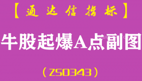 [ZS0343]牛股起爆A点副图-通达信指标公式