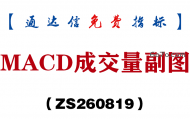[ZS260819]MACD成交量副图-通达信指标源码分享