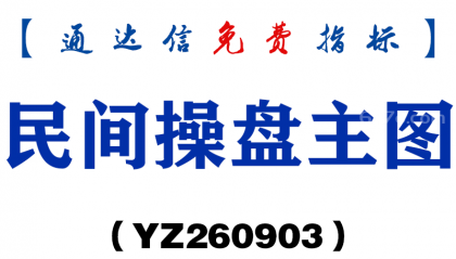 [YZ260903]民间操盘主图-通达信指标源码分享