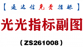 [ZS261008]光光指标副图-通达信指标源码分享