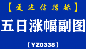 [YZ0338]五日涨幅副图-通达信指标公式