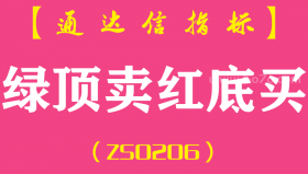 [ZS0206]绿顶买红底买-通达信副图指标公式