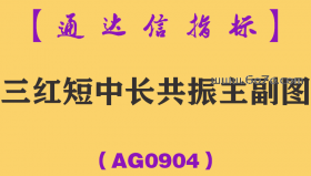[AG0904]三红短中长共振主副图-通达信指标公式-短线是银牛熊分界