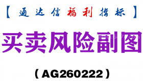 [AG260222]买卖风险副图－通达信指标源码分享
