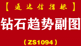[ZS1094]钻石趋势副图-通达信指标公式-适合超短线