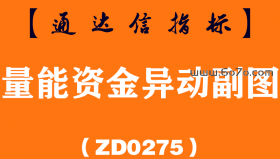 [ZD0275]量能资金异动副图-通达信指标公式