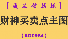 [AG0984]财神买卖点主图-通达信指标公式