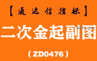 [ZD0476]二次金起副图-通达信指标公式