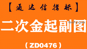 [ZD0476]二次金起副图-通达信指标公式