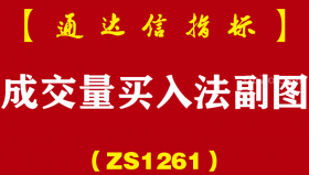 [ZS1261]成交量买入法副图-通达信指标公式