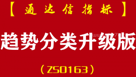 [ZS0163]趋势分类升级版-通达信副图指标公式-趋势运作轨迹 改变你收益轨道