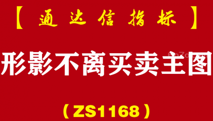 [ZS1168]形影不离买卖主图-通达信指标公式