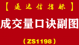 [ZS1198]成交量口诀副图-通达信指标公式
