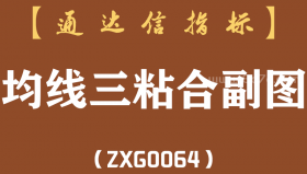 [ZXG0064]均线三粘合副图-通达信指标公式
