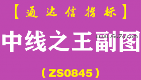 [ZS0845]中线之王副图-通达信指标公式
