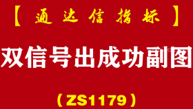 [ZS1179]双信号出成功副图-通达信指标公式