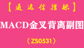 [ZS0531]MACD金叉背离副图-通达信指标公式