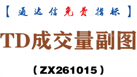 [ZX261015]TD成交量副图－通达信指标源码分享